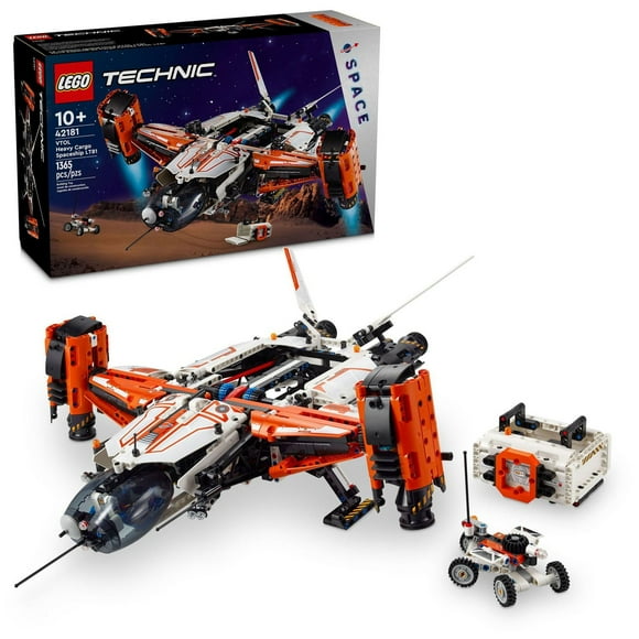 LEGO Technic Le vaisseau spatial lourd VTOL LT81 42181 Ensemble de construction (1365 pièces)