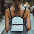 thumbnail image 4 of Eheartsgir Axolotl Small Backpack with Lightweight Zipper Closure Rucksack for Hiking, Polyester Small Polyester Backpack for Outing, 4 of 8