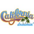 thumbnail image 2 of CafePress - CALIFORNIA DREAMIN Wall Decal - 35x21 Oval Wall Decal, 2 of 3