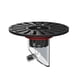 thumbnail image 1 of Yuarrent Drenaje de piso a prueba de olores Plug And Play de alcantarillado de baño de 2 piezas previene el aumento de la acumulación de agua Accesorios de baño negro rojo gran tamaño, 1 of 6