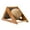 Coffee, variant on Interactive Cat Scratching Ball Toy, Sisal Scratcher with Bell on Solid Wood Base, Anti-Tip Design for Kittens and Small Pets, Furniture Saver and Boredom Relief for Indoor Cats