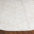 thumbnail image 3 of SAFAVIEH Martha Stewart Natural Fiber Diamond Area Rug, Natural, 6' x 6' Round, 3 of 7
