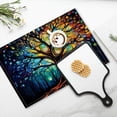 thumbnail image 4 of BaHomeck placemats Set of 4 Colorful Tree With Many Branches And Leaves In The Forest At Night Cotton Linen rectangle Placemats for Kitchen Dining Table Indoor,Outdoor,18*12inch, 4 of 4