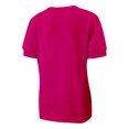 thumbnail image 5 of Womens Casual Cropped T Shirts V Neck Swiss Dot Puff Sleeve Crop Tops Summer Loose Basic Tees Tshirts, 5 of 5