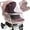 Pink-2pack, variant on Durable Baby Stroller Mosquito Net (2 Pack) - Universal Elastic Edge Mesh Cover for Bassinets, Cradles, Playards, Car Seats & Mini Cribs | Breathable Travel Essential Newborn Protection (White)