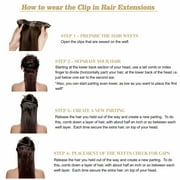 Benehair Clip in Hair Extensions Full Head Long Thick 8 Pieces Hair 18 Clips Curly Wavy Straight Hairpieces 100% Real Natural as Human Best Hair Set 26'' Straight Bleach Blonde