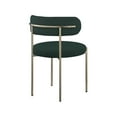 thumbnail image 5 of Meridian Furniture Beacon Green Boucle Fabric Dining Chair, 5 of 8