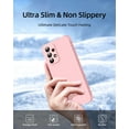 thumbnail image 5 of [3 in 1 for Samsung Galaxy A53 5G case, with 2 Pack Screen Protector, Camera Protection，Liquid Silicone Slim Shockproof Protective Phone Case [Microfiber Lining] (Pink), 5 of 12