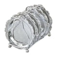 thumbnail image 1 of XIANXIAN 6 Piece Coaster Creative Drink Coasters with Decorative Rack Non-Slip Metal Cup Mats Tabletop Display with Holder for Bar,Home, Kitchen,Coffee Table Centerpieces Decoration, 1 of 9