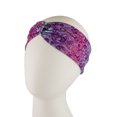 thumbnail image 6 of Claire's Women's Paisley Purple and Pink Twisted Fashion Headband Set, 2-Pack, 6 of 7