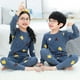thumbnail image 1 of Conjunto de pijama de algodón de manga larga para niños y niñas, ropa de dormir para niños, pijamas de Navidad, pijamas de gato de dibujos animados para niños de 4, 6, 8 y 9 años, Invierno, 1 of 4