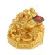 thumbnail image 5 of Elegant Gold Office Toad Decor Resin Figurine Feng Shui Desktop Sculpture Home Accessory for Prosperity, 5 of 5