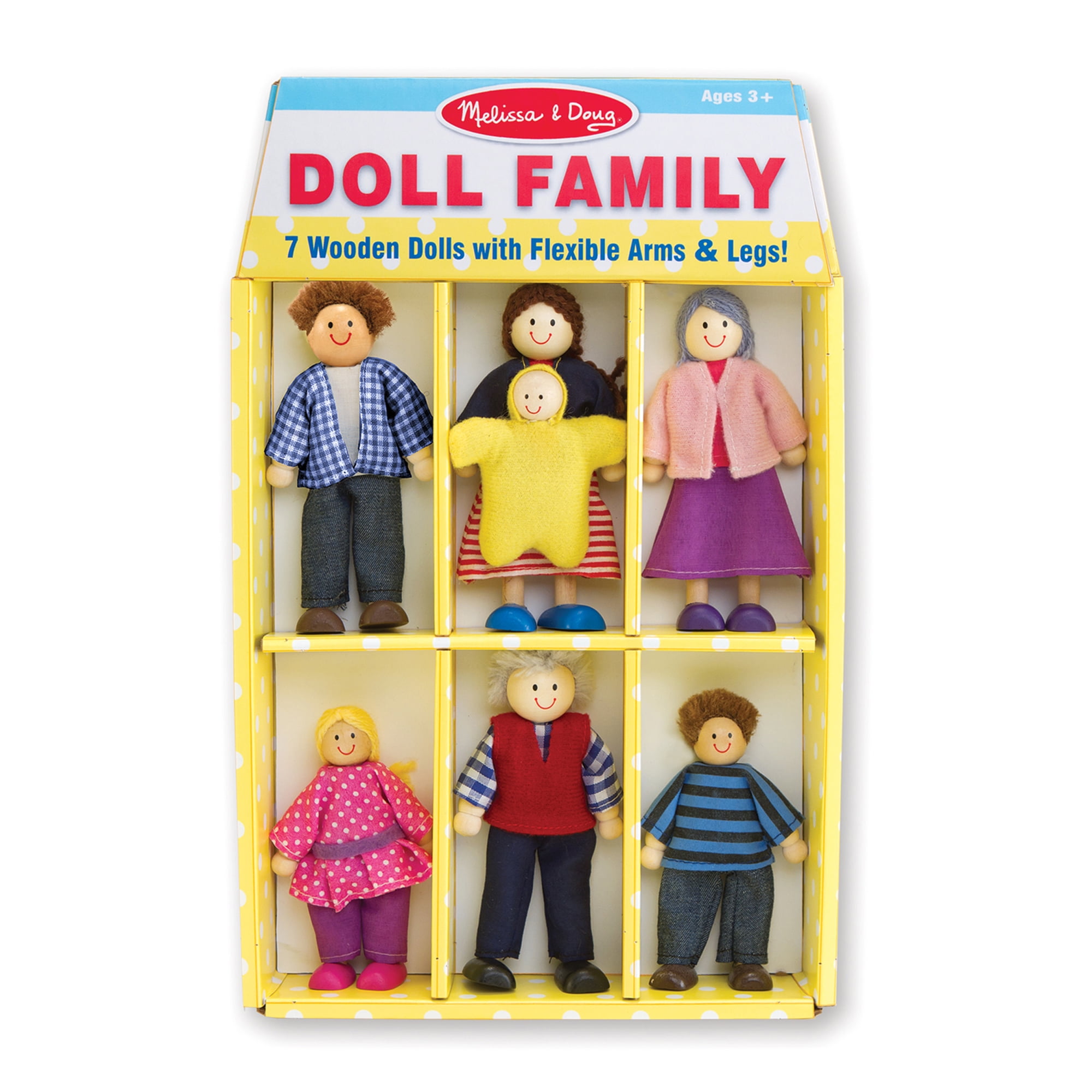 melissa and doug dollhouse family