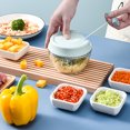 thumbnail image 3 of Manual Garlic Chopper Mini Stainless Steel Portable Onion Crusher Food Chopper, 3 of 10