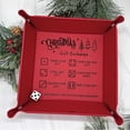 thumbnail image 2 of Christmas Dice Rolling Tray Leather Game Accessory For Secret Santa Party Exchange Group Festive Holiday Activity, 2 of 4
