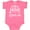 Hot Pink, variant on Inktastic Mimi Loves Me Baby Clothes Boys or Girls Baby Bodysuit