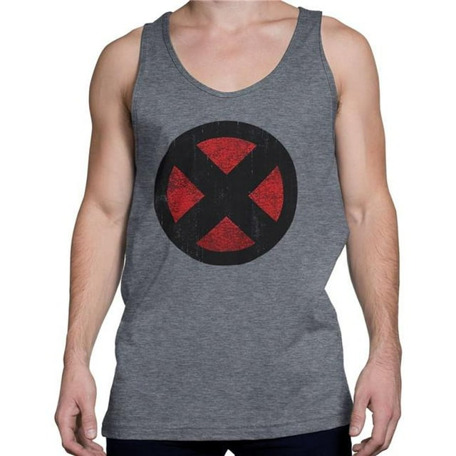 Distressed Symbol Mens Tank Top - Medium