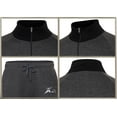 thumbnail image 2 of X-2 Men Tracksuits 2 Pieces Set Jogging Athletic Sports Set Char Black Size M, 2 of 6