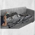 thumbnail image 6 of New York Soft Flannel Fleece Blanket, Street Signs of Intersection of Wall Street and Broadway Finance Destinations, Cozy Plush for Indoor and Outdoor Use, 50" x 70", Black and White, by Ambesonne, 6 of 6