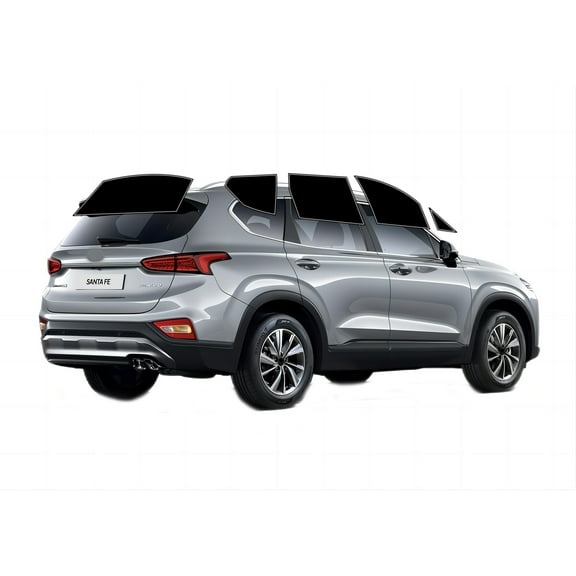 Haiy Co - PreCut 2Ply 05% Window Tint Film Kit For 2019-2023 Hyundai Santa Fe -Side+Rear Window