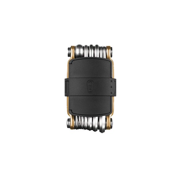 Crankbrothers Multi Tool M 13 Bike Tool - MTB Multi-Tool Gold - 13 bicycle tools (13 in 1 tool), ergonomic and lightweight