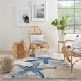 thumbnail image 4 of Nourison Aloha Ocean Starfish Indoor/outdoor Area Rug Blue/Grey 5'3" x 7'5", 4 of 11