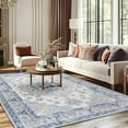 thumbnail image 2 of MOSISO 5x7 Area Rug for Living Room, Washable Non Slip Vintage National Area Rugs, Low Pile Carpet, Faux Wool Rectangular Area Rugs Carpet for Living Room Bedroom Dining Room, Home, 2 of 8