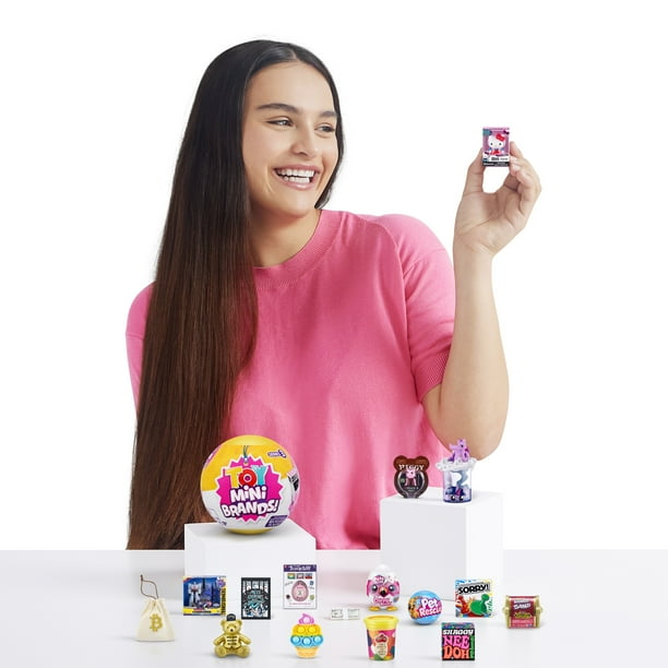 MINIBRANDS ミニブランズ ミニチュア トイシリーズ3 イエロー キティ ZURU Original Toy Mini Brands Series 3 Capsule - New