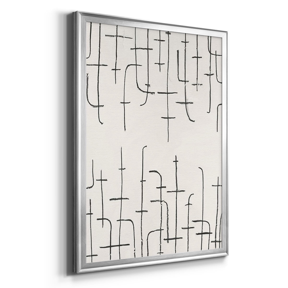 Vertical Arrangement I Premium Framed Print, in Gold, Black, or Silver - Ready to Hang