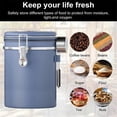 thumbnail image 3 of 1800ML Stainless Steel Coffee Canister Airtight Container with Date Tracker Measuring Spoon Freshness Lock Kitchen E, 3 of 5