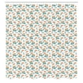 thumbnail image 3 of Ambesonne Birds Shower Curtain, Foxwood and Orchid Flowers, 69"Wx84"L, Multicolor, 3 of 5