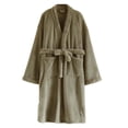 thumbnail image 1 of Men's Flannel Belted Kimono Robe Set for Autumn Winter Cozy Homewear with and Thick Cardigan Style Robe, 1 of 7