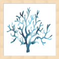 thumbnail image 1 of Azure Seafan I by June Erica Vess, Framed Wall Art, 13.25W x 13.25H, 1 of 2