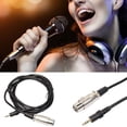 thumbnail image 1 of 10Ft 1/8 Inch 3.5mm Male to XLR 3 Pin Female Microphone Mic Stereo Audio Cable, 1 of 6