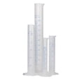 thumbnail image 2 of Kitchen 4pcs Plastic Graduated Cylinder Kitchen Laboratory Experiment Test Water Measurement Measuring Tube Cylinder, 2 of 9