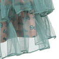 thumbnail image 6 of Richie House Girls' Sweet Little Bow Print Dress with Layered Bottom RH1867, 6 of 7