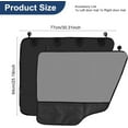 thumbnail image 2 of Car Door Protector - 2 Pack Durable & Universal Fit Anti-Scratch Waterproof Vehicle Door Covers with Pocket, Guards Your Car from Dog Scratching, Machine Washable (Grey), 2 of 6