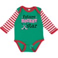 thumbnail image 3 of Inktastic Future Field Hockey Star Girls Long Sleeve Baby Bodysuit, 3 of 5