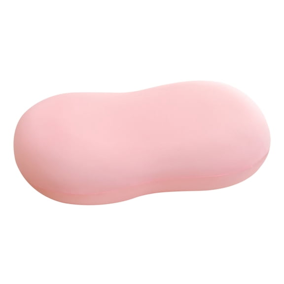 romoty Cervical Pillow Ergonomic Design Memory Foam Stuffed Neck Cushion Pillow with Hidden Zipper Bed Pillow for Sleeping Yellow Pectin Honeycomb