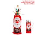 thumbnail image 3 of Funda para botella de vino de Navidad, decoración navideña para el hogar, adornos navideños 2023, regalo de Navidad, Navidad, feliz año nuevo 2024, 3 of 5