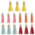 thumbnail image 3 of 25pcs tassel de cuero colgante llavero decoración de bricolaje accesorios de joyería (color mixto), 3 of 7