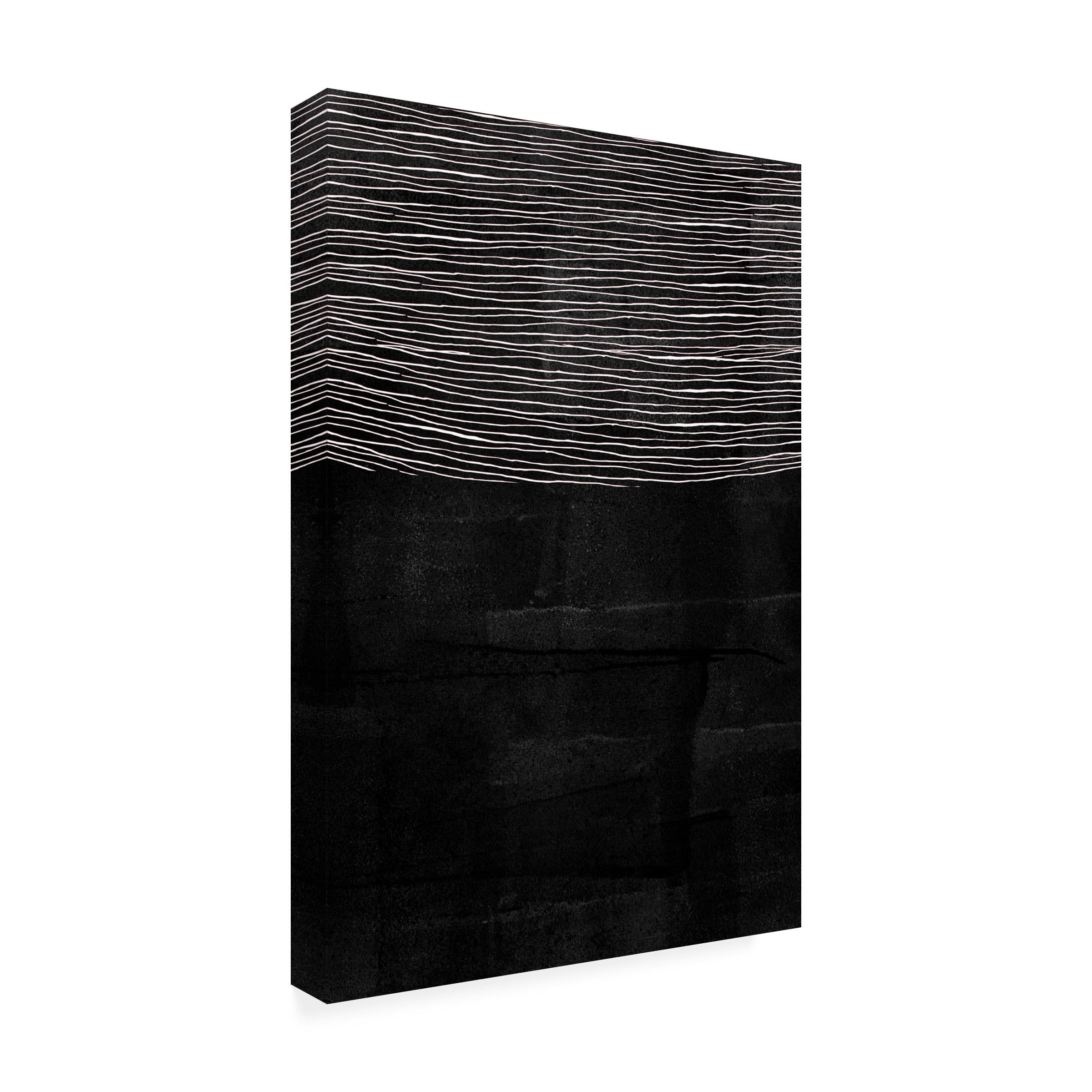 StudioSix 'BLACKENED LINE' Canvas Art