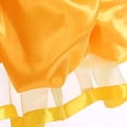 thumbnail image 5 of Little Girls Princess Yellow Party Costume Off Shoulder Dress, 5 of 6