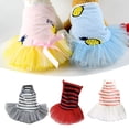 thumbnail image 2 of Cotton Pet Dress - 1 Piece | Lovely Stripe Pattern & Exquisite Edging | Thin Skirt for Daily Wear, 2 of 8
