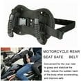 thumbnail image 2 of 2X Motorcycle Back Seat Armrest, Passenger Grip Grab Handle Non-Slip Strap Seat Belt Protection, 2 of 9