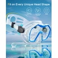 thumbnail image 4 of Set de esnórquel para adultos Kwambiri Dry-Top de Snorkeling Gear, 4 of 9