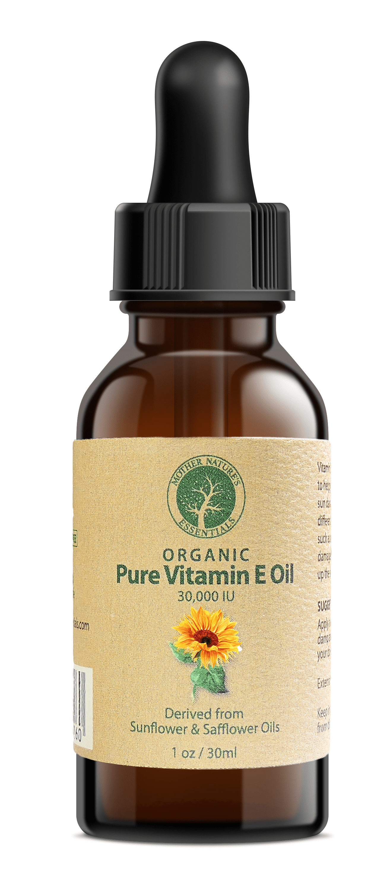 Organic Vitamin E Oil 30,000IU 1 oz