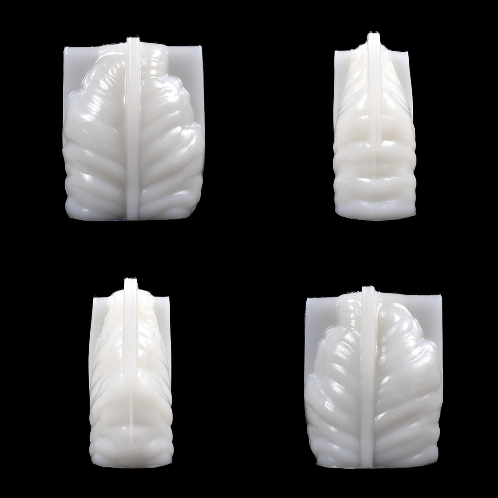 Leaf Silicone Mold Coral Candle Mold for Crafting Candle Soaps Plaster Resin Crafts Ornament Home Holiday Decoration