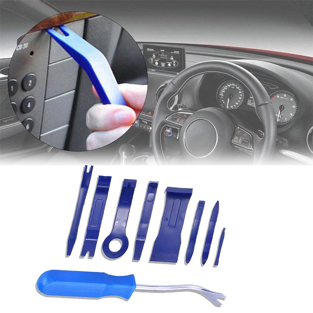 9PCS Car Trim Removal Tool Kit Set Door Panel Auto Dashboard Plastic Interior 