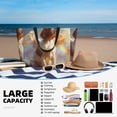 thumbnail image 3 of Yiaed Rainbow English Cocker Spaniel Print Large Capacity Beach Travel Bag - Waterproof Zipper Vacation Tote for Sandproof Storage, and Camping, 3 of 5